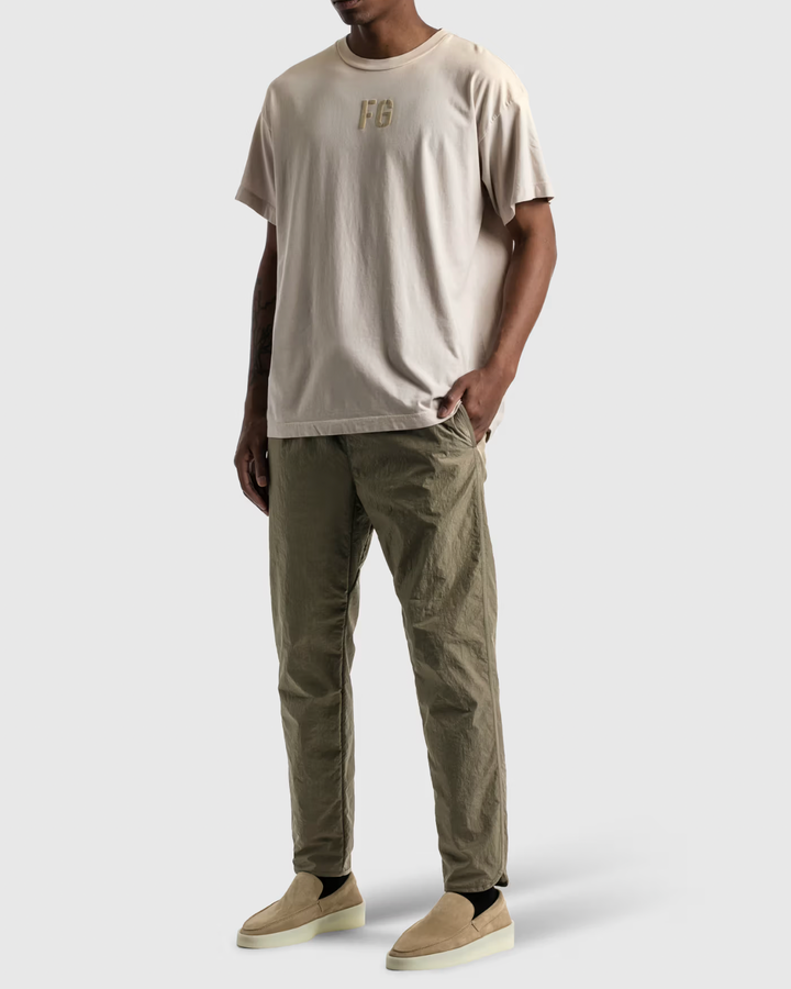 Fear of God FG Tee ‘Vintage Concrete White’ (SS21) - Hype Vault 