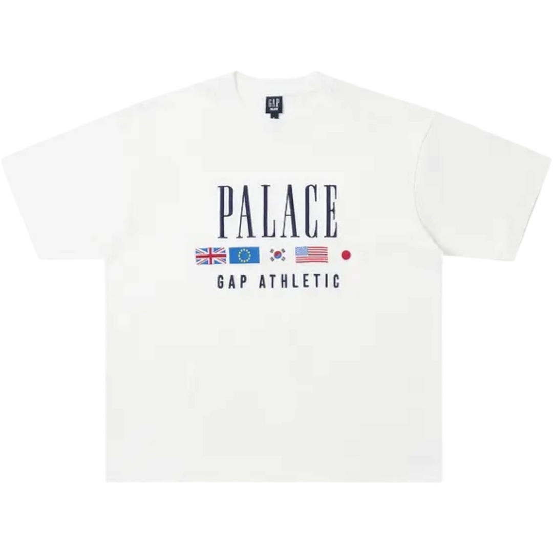 Palace x Gap Heavy Jersey T-Shirt ‘White’ (SS24) - Hype Vault 