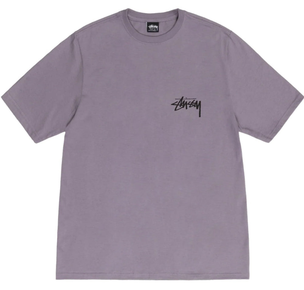Stussy Kittens Tee Mauve | Hype Vault Kuala Lumpur | Asia's Top Trusted High-End Sneakers and Streetwear Store | Guaranteed 100% authentic