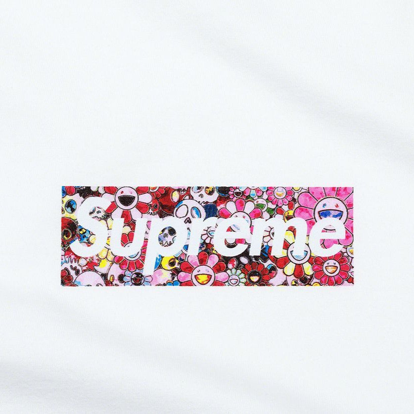 Supreme Takashi Murakami COVID-19 Relief Box Logo Tee 'White' | Hype Vault