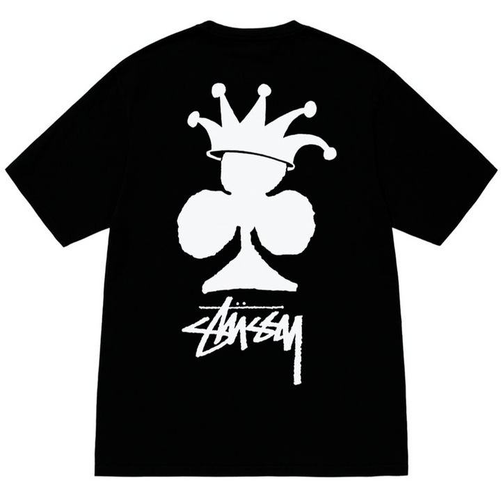Stussy Club Crown Pigment Dyed Tee Black | Hype Vault Kuala Lumpur | Asia's Top Trusted High-End Sneakers and Streetwear Store