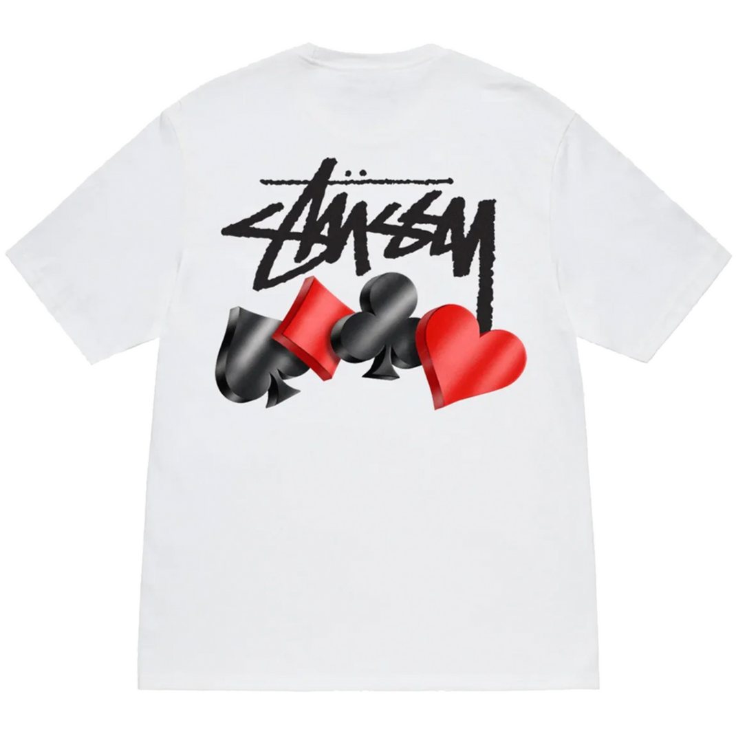 Stussy Suits Tee White | Hype Vault Kuala Lumpur | Asia's Top Trusted High-End Sneakers and Streetwear Store