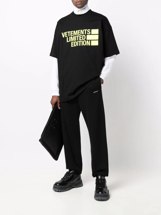 Vetements Big Logo Limited Edition T-Shirt Black/Gold | Hype Vault Kuala Lumpur