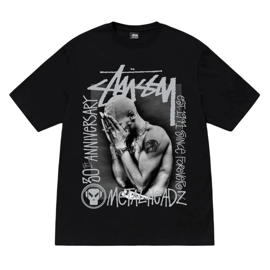 Stussy MetalHeadz 30th Tee Black | Hype Vault