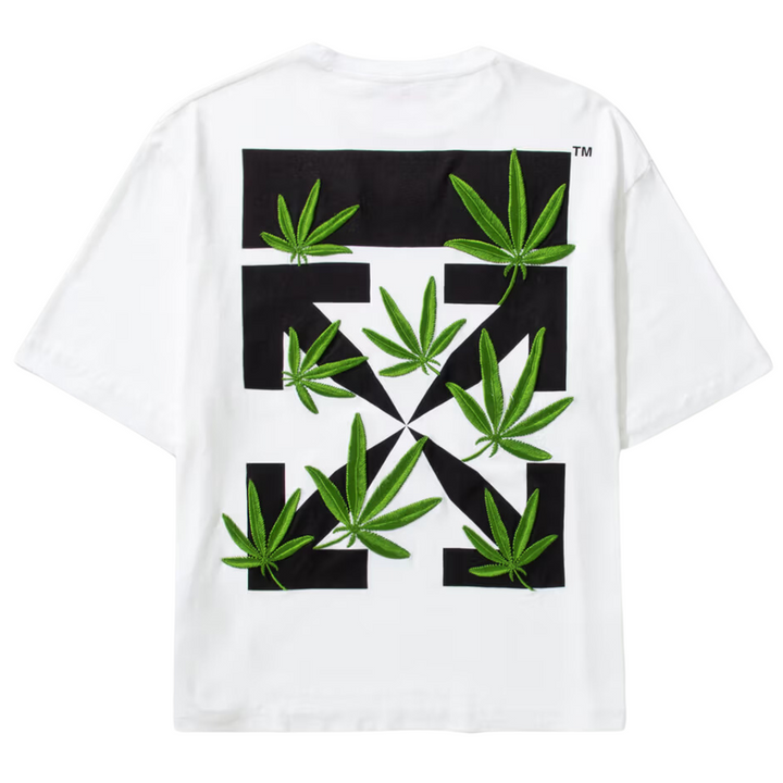 Off-White Weed Arrows Over Skate S/S T-Shirt White | Hype Vault Kuala Lumpur | Asia's Top Trusted High-End Sneakers and Streetwear Store