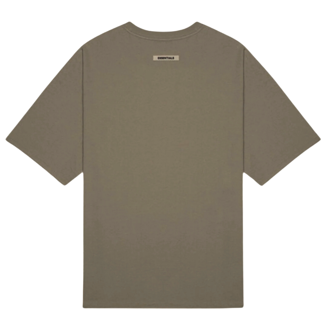 Fear of God Essentials Short-Sleeve Tee 'Taupe' Front Logo (SS22) | Hype Vault Kuala Lumpur | Asia's Top Trusted High-End Sneakers and Streetwear Store