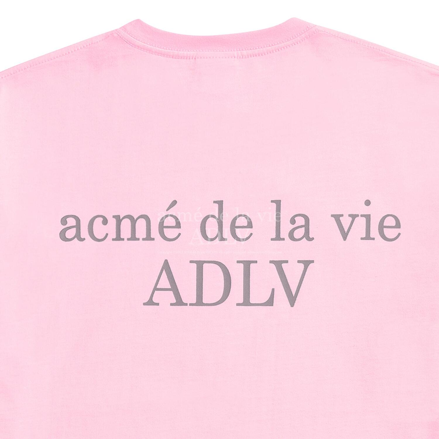 ☆人気☆【acme'delavie】☆GLOSSY BASIC LOGO SHORT SLEEV.E T ADLV-[acmé de la vie] Glossy Basic Logo Short Sleeve T-shirt