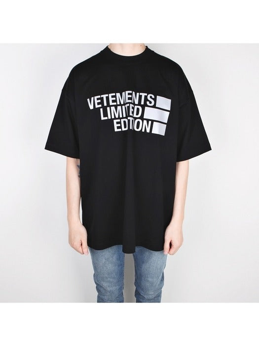 Vetements Big Logo Limited Edition T-Shirt Black/Silver | Hype Vault Kuala Lumpur