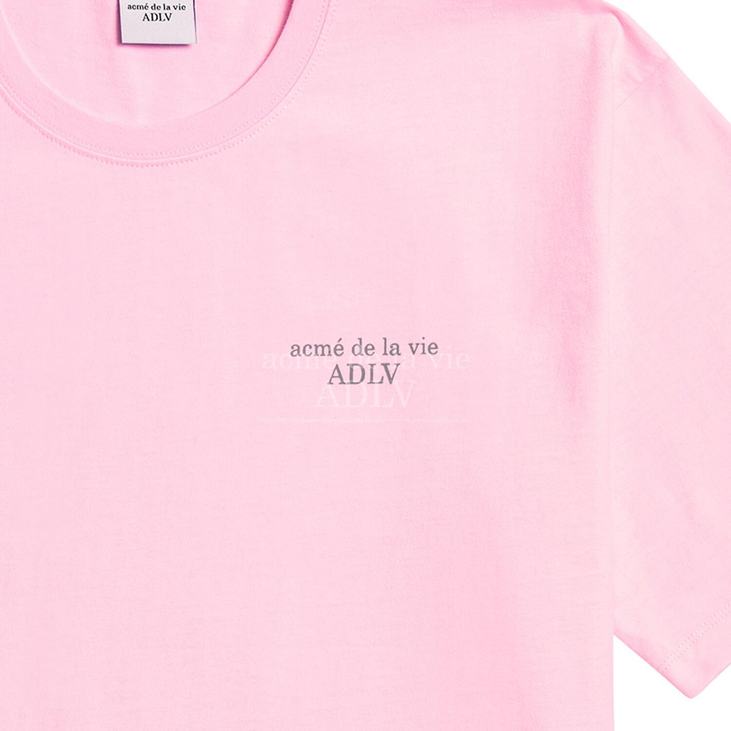 ☆人気☆【acme'delavie】☆GLOSSY BASIC LOGO SHORT SLEEV.E T acmé de la vie] GLOSSY BASIC LOGO SHORT SLEEVE T-SHIRT(Brown