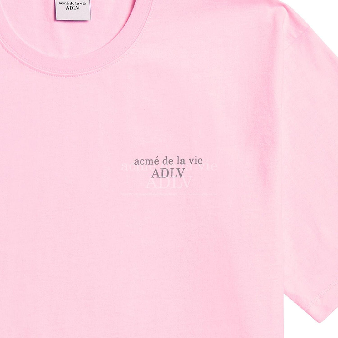 acmé de la vie (ADLV) Glossy Basic Logo Short Sleeve T-Shirt 2 Pink | Hype Vault Kuala Lumpur | Asia's Top Trusted High-End Sneakers and Streetwear Store