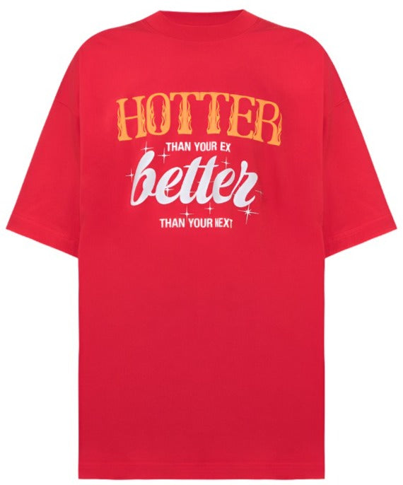 Vetements Hotter Than Your Ex T-Shirt Red | Hype Vault Kuala Lumpur