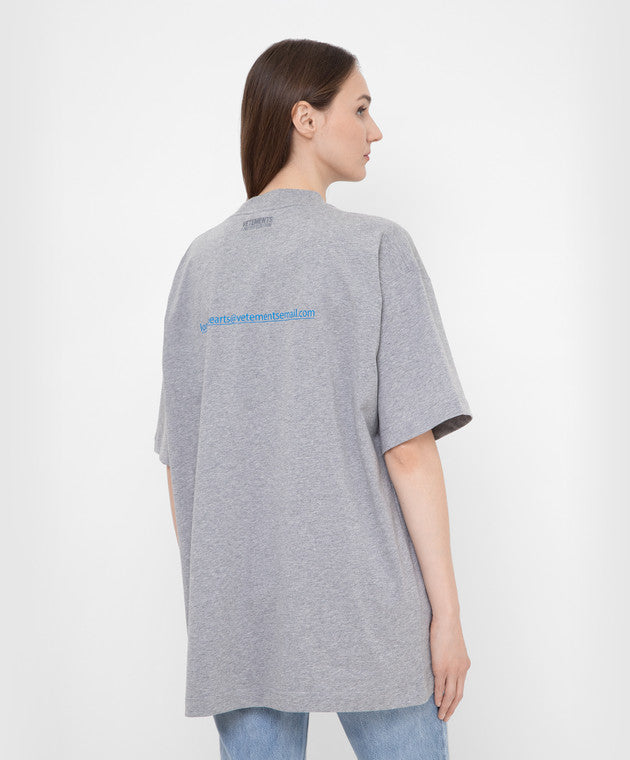 Vetements Single And Ready To Mingle T-Shirt Grey  | Hype Vault Kuala Lumpur