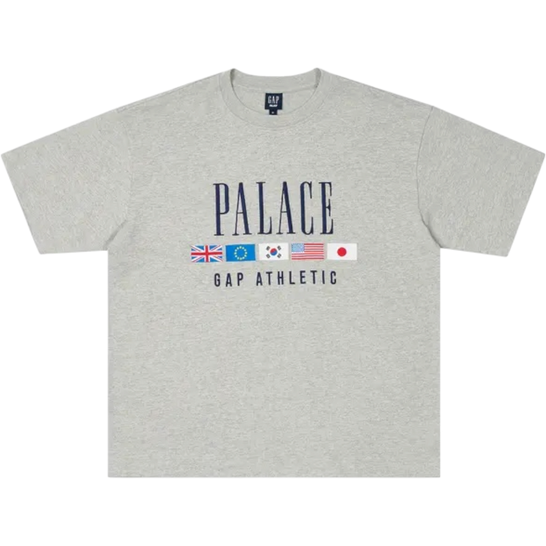 Palace x Gap Heavy Jersey T-Shirt ‘Grey’ (SS24) - Hype Vault 