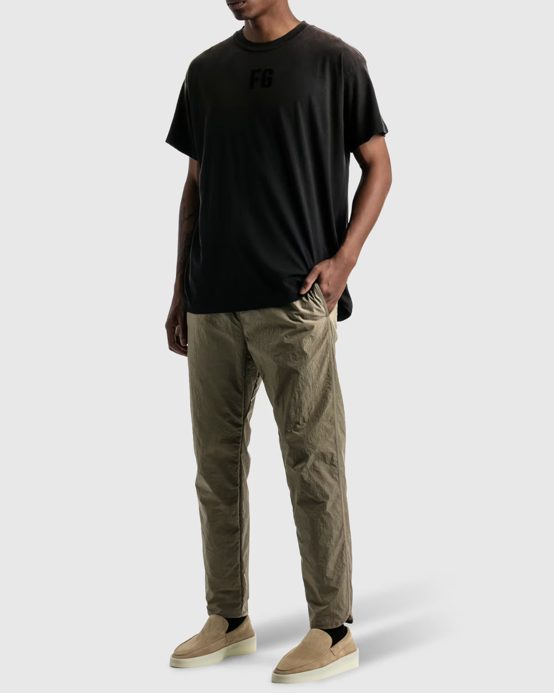 Fear of God FG Tee ‘Vintage Black’ (SS21) - Hype Vault 
