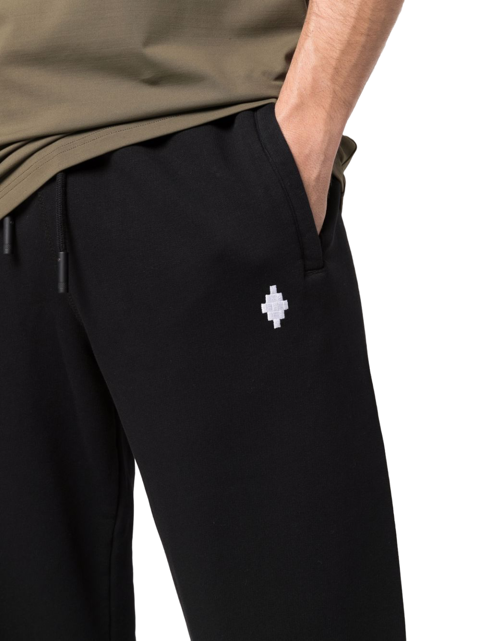 Marcelo Burlon Cross Relax Sweatpants Black White | Hype Vault Kuala Lumpur 