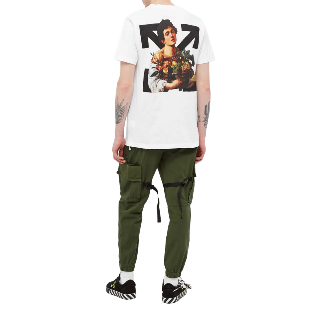 Off-White Caravaggio Boy Slim White T-Shirt | Hype Vault Kuala Lumpur