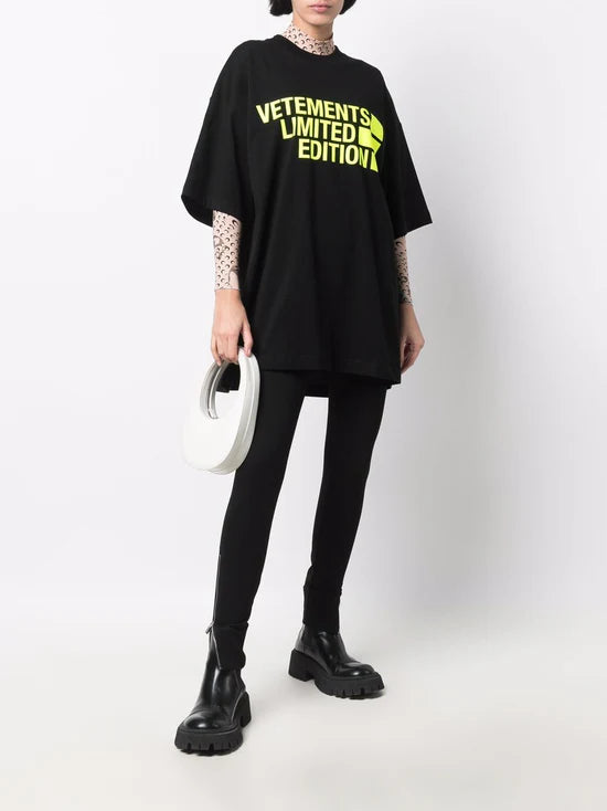 Vetements Big Logo Limited Edition T-Shirt Black/Gold | Hype Vault Kuala Lumpur