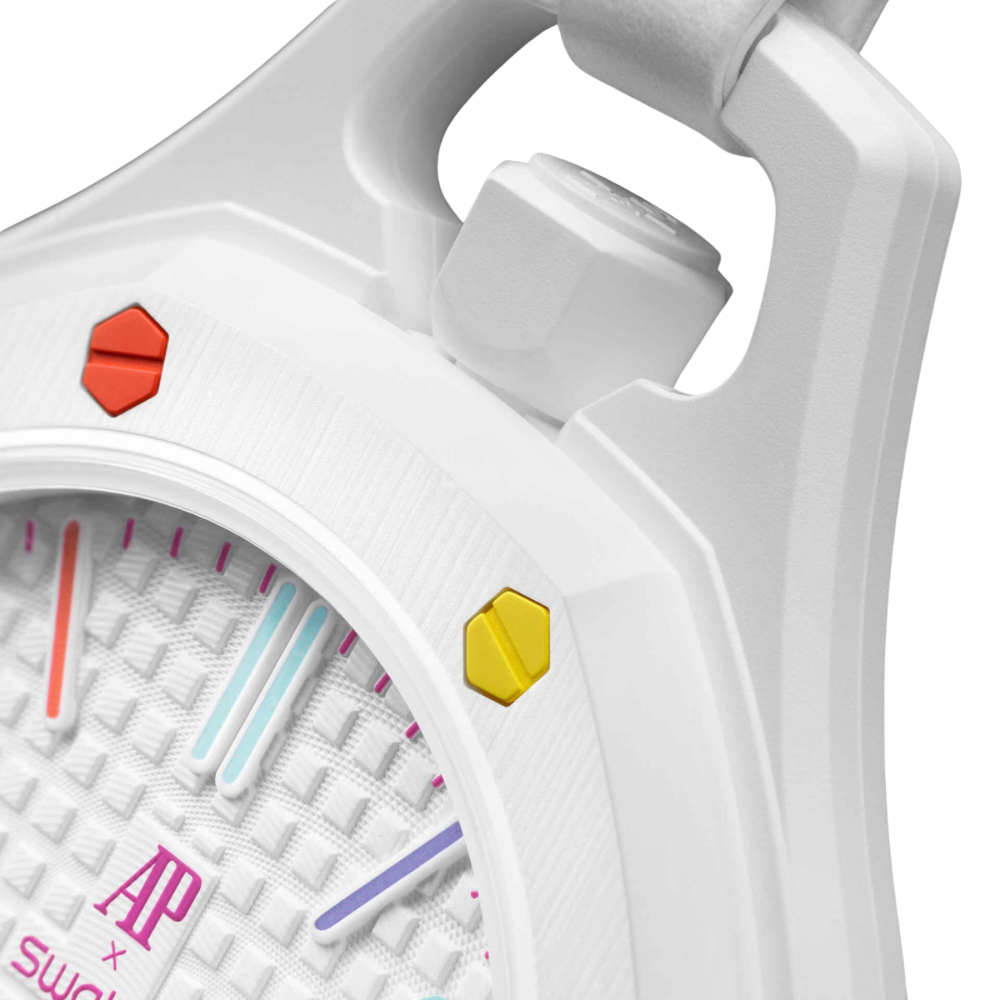 Swatch x Audemars Piguet Bioceramic Royal Pop Huit Blanc - Hype Vault 