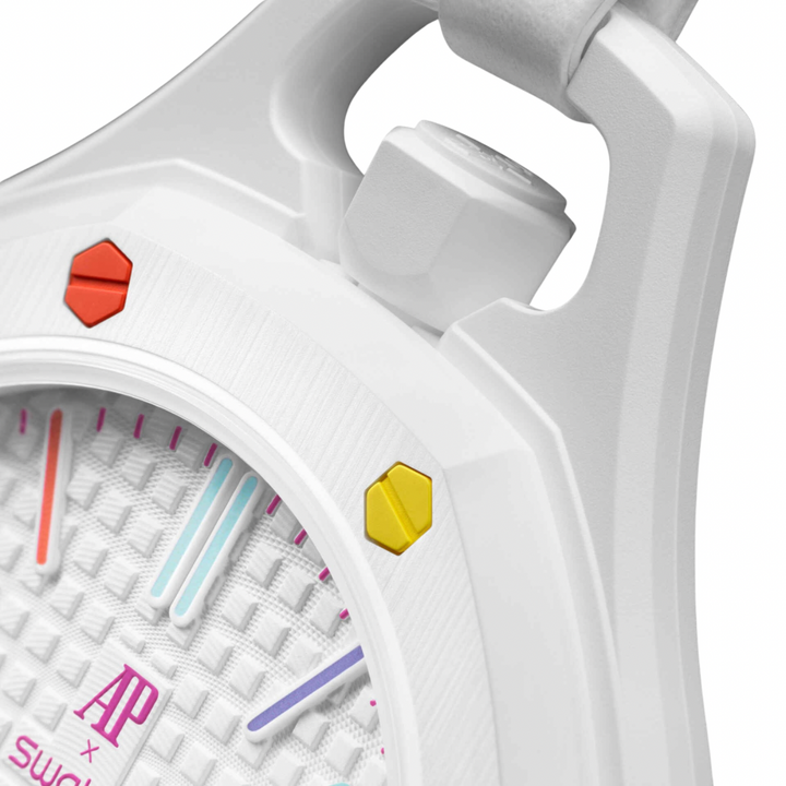 Swatch x Audemars Piguet Bioceramic Royal Pop Huit Blanc - Hype Vault 