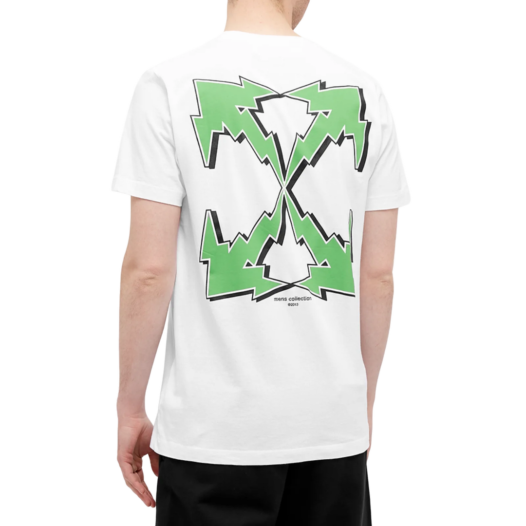 Off-White Bolt Arrow Slim White T-Shirt | Hype Vault Kuala Lumpur