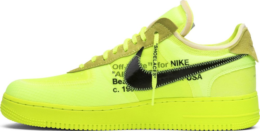 Off-White x Nike Air Force 1 Volt | Hype Vault Kuala Lumpur | Asia's Top Trusted High-End Sneakers and Streetwear Store