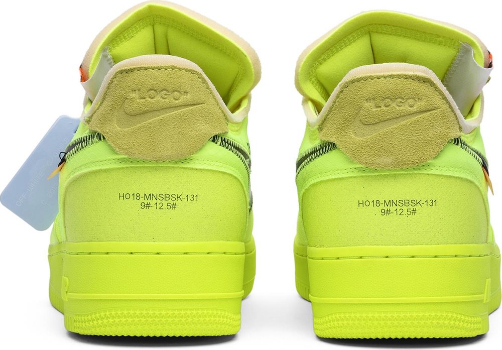 Off-White x Nike Air Force 1 Volt | Hype Vault Kuala Lumpur | Asia's Top Trusted High-End Sneakers and Streetwear Store