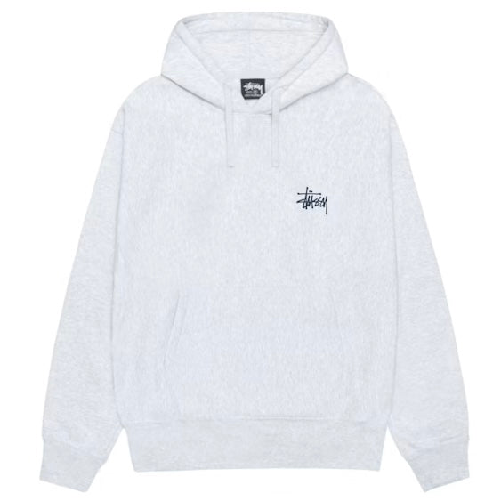 Stussy Built In USA Hoodie ‘Ash Heather’ (FW24)