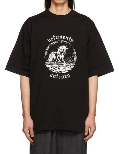 Vetements Double Unicorn T-Shirt Black | Hype Vault Kuala Lumpur