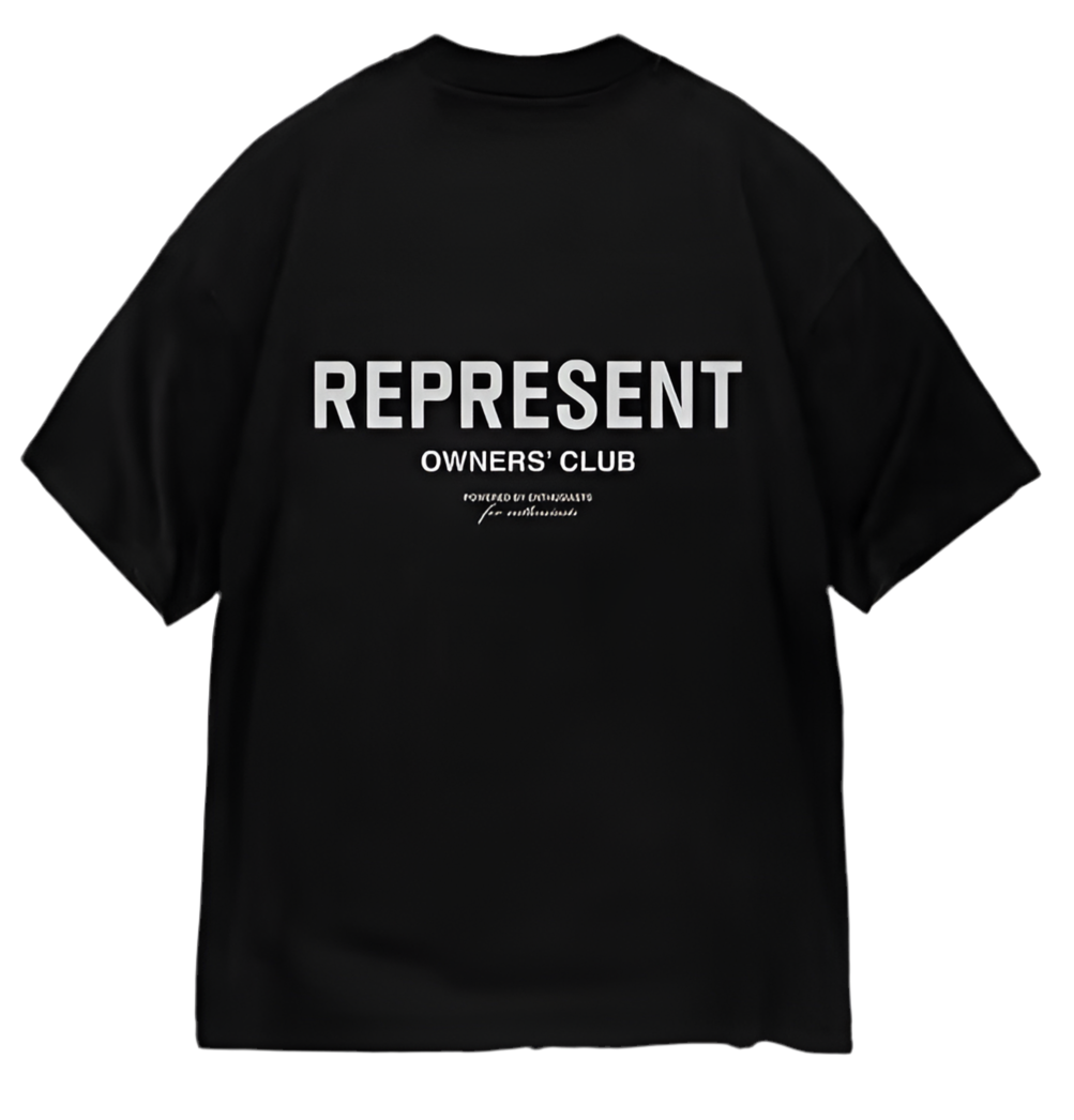 Represent Owners Club T-Shirt Vintage Black | Hype Vault