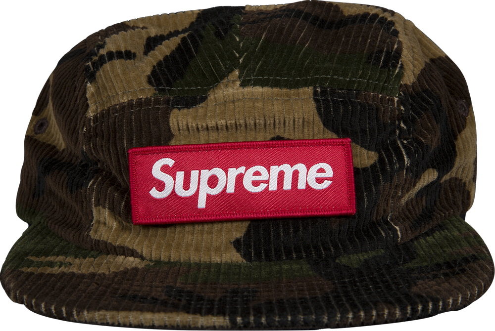 Supreme Corduroy Camp Cap Woodland Camo | Hype Vault Kuala Lumpur | Asia's Top Trusted High-End Sneakers and Streetwear Store