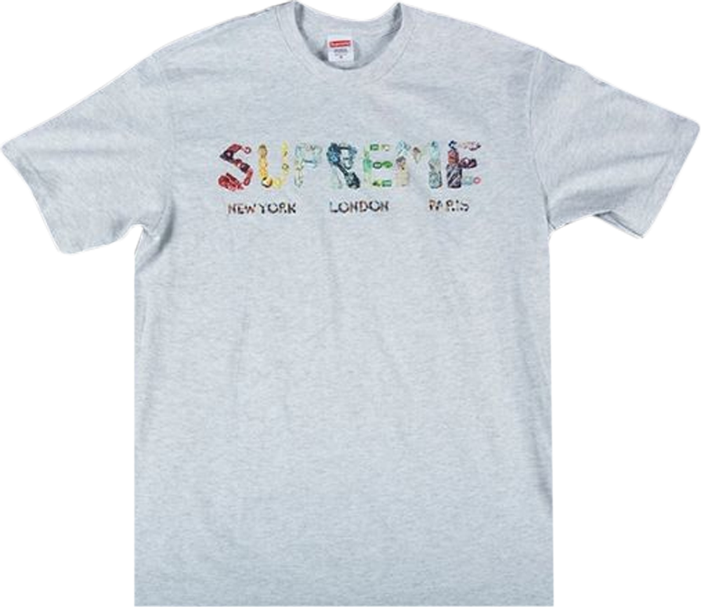 Supreme Rocks Tee Ash Grey | Hype Vault Kuala Lumpur | Asia's Top Trusted High-End Sneakers and Streetwear Store