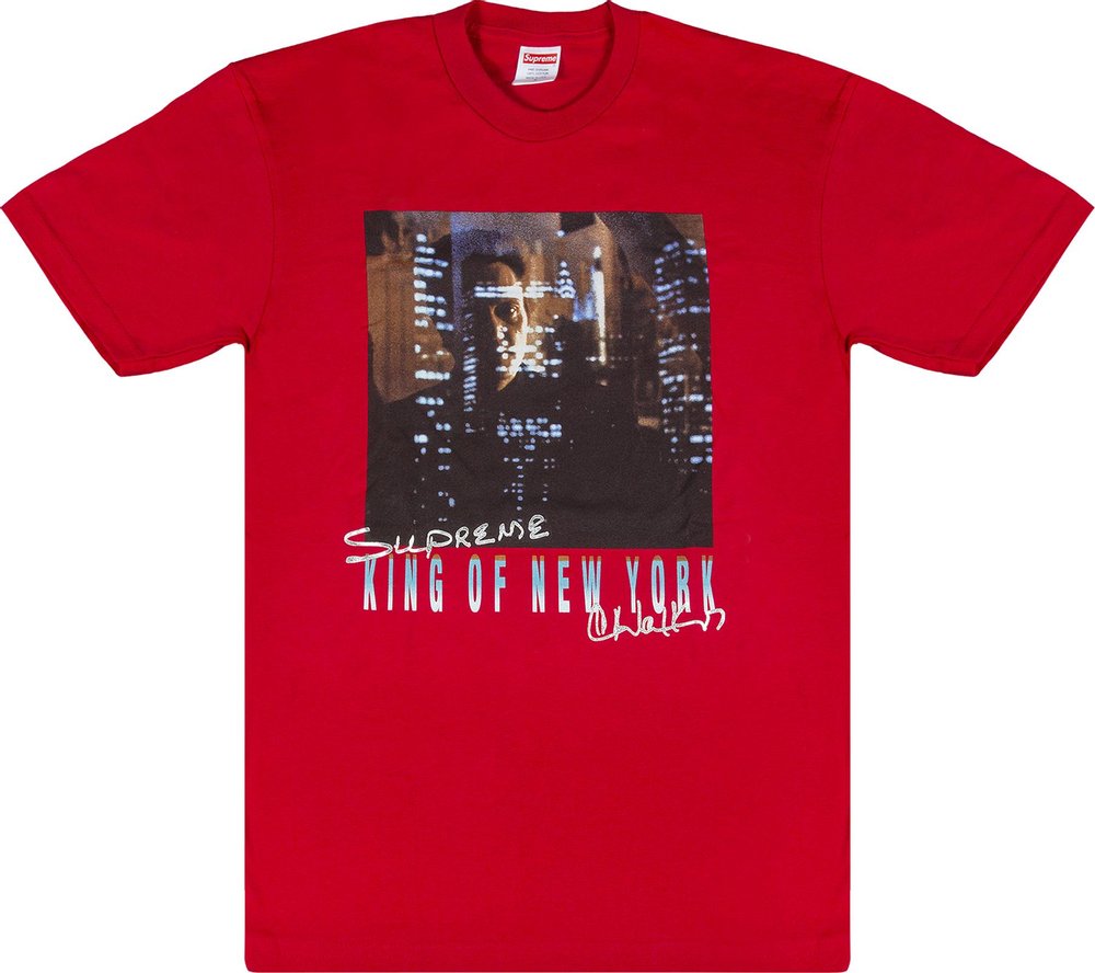 Supreme King of New York Tee Red | Hype Vault Kuala Lumpur | Asia's Top Trusted High-End Sneakers and Streetwear Store