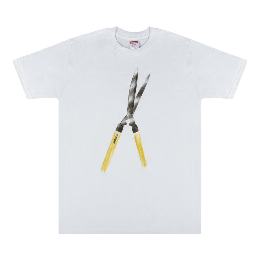 Supreme Shears Tee White  | Hype Vault Kuala Lumpur | Asia's Top Trusted High-End Sneakers and Streetwear Store