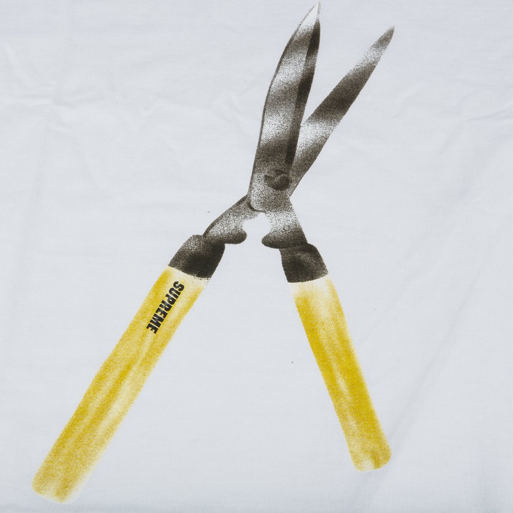 Supreme Shears Tee White  | Hype Vault Kuala Lumpur | Asia's Top Trusted High-End Sneakers and Streetwear Store