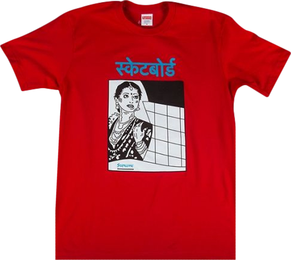 Supreme Bombay Tee Red | Hype Vault Kuala Lumpur | Asia's Top Trusted High-End Sneakers and Streetwear Store