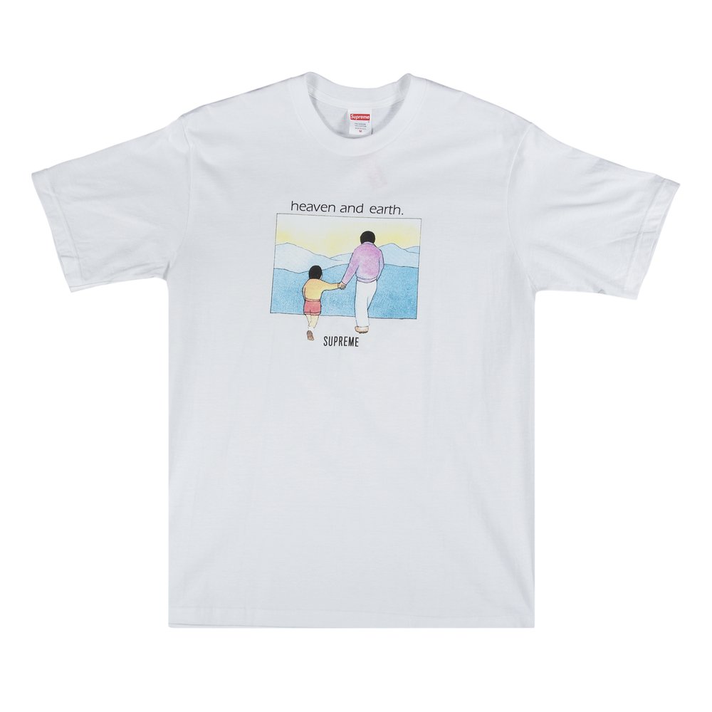 Supreme Heaven and Earth Tee White | Hype Vault Kuala Lumpur | Asia's Top Trusted High-End Sneakers and Streetwear Store