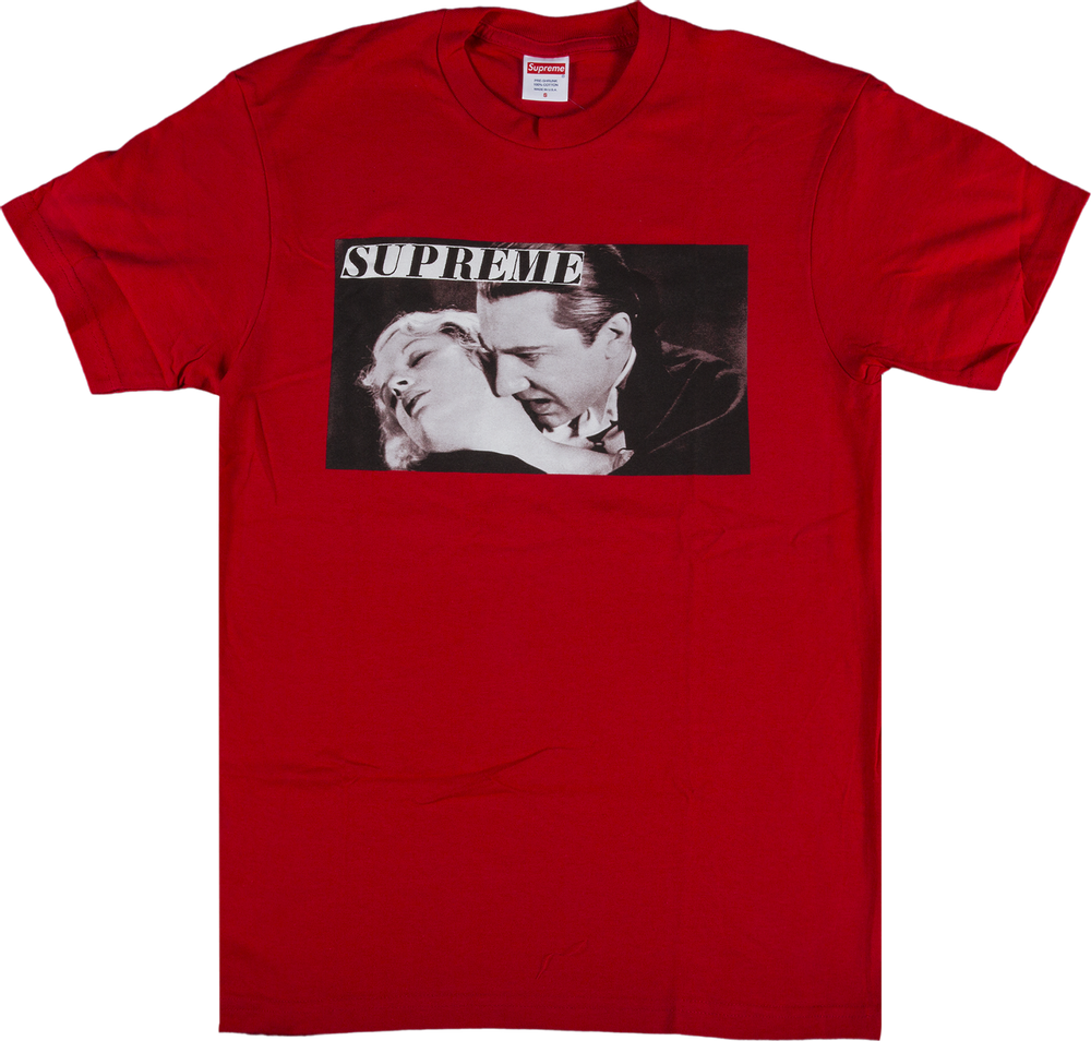 Supreme Bela Lugosi Tee Red  | Hype Vault Kuala Lumpur | Asia's Top Trusted High-End Sneakers and Streetwear Store
