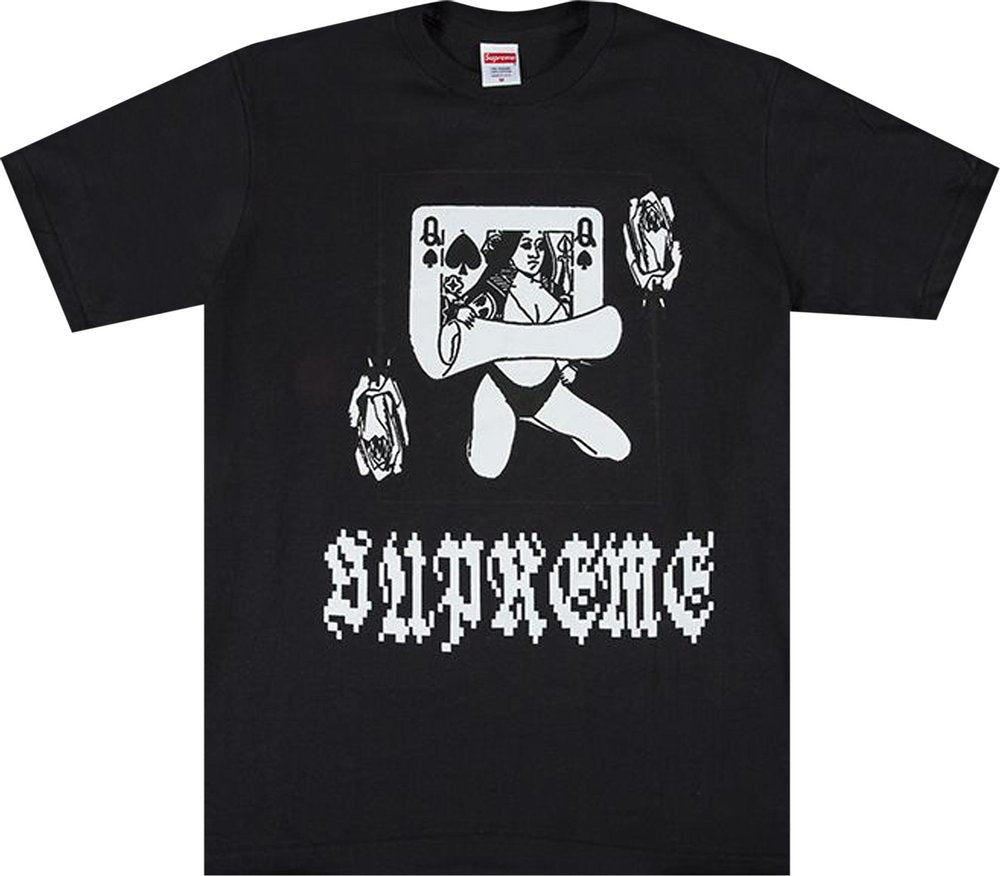 Supreme Queen Tee Black | Hype Vault Kuala Lumpur | Asia's Top Trusted High-End Sneakers and Streetwear Store