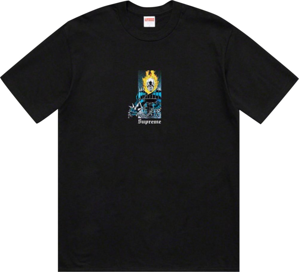 Supreme Ghost Rider Tee Black | Hype Vault Kuala Lumpur | Asia's Top Trusted High-End Sneakers and Streetwear Store