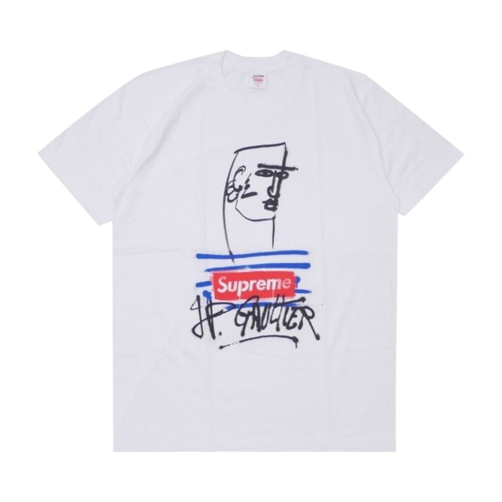 Supreme Jean Paul Gaultier Tee White | Hype Vault Kuala Lumpur | Asia's Top Trusted High-End Sneakers and Streetwear Store
