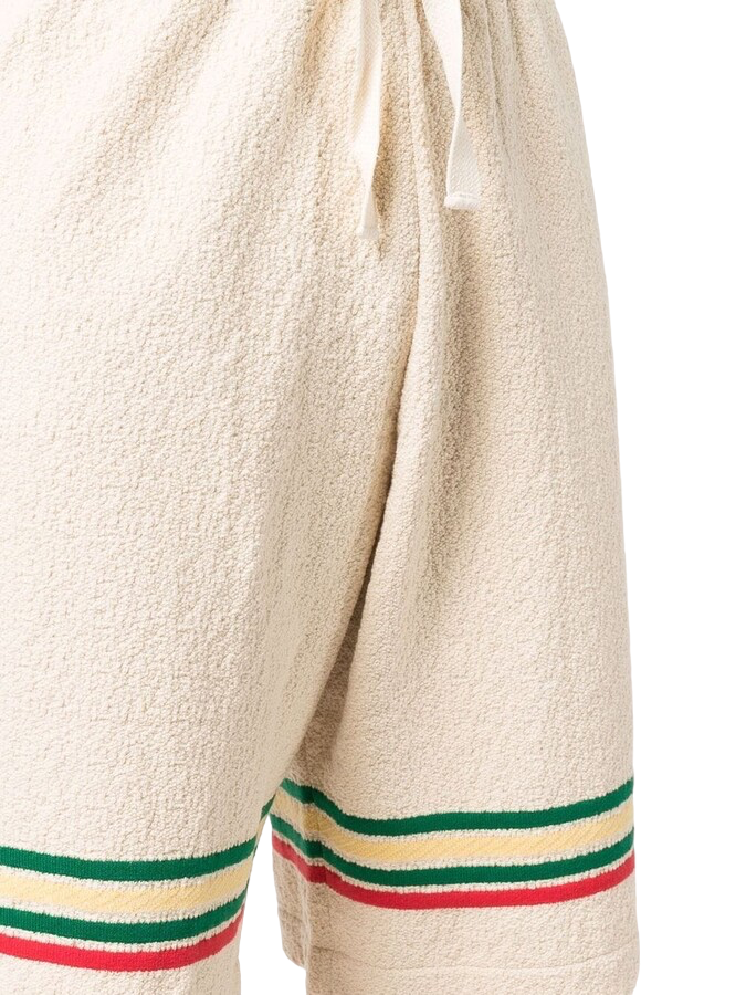 Jil Sander Stripe-Print Colored Shorts Beige | Hype Vault Kuala Lumpur 