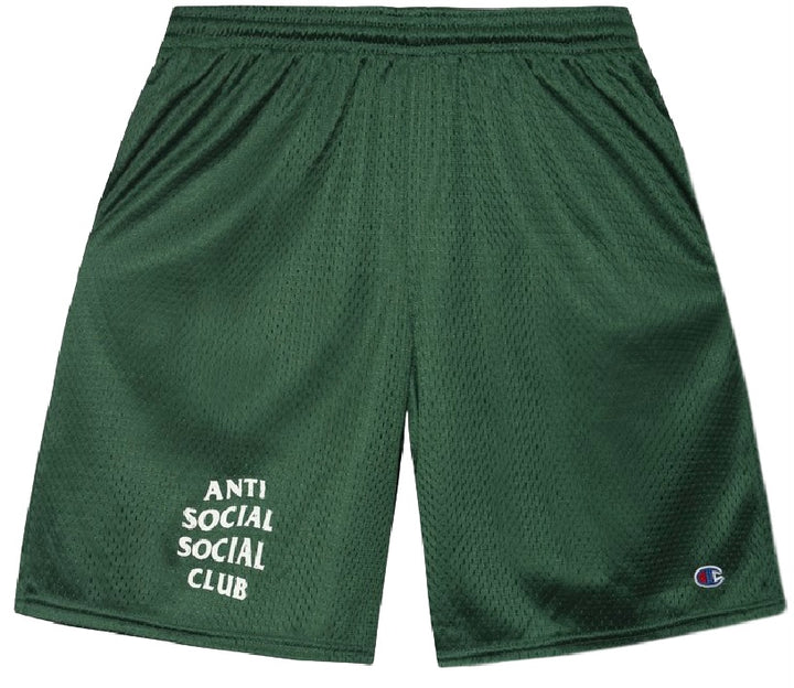 Anti Social Social Club x Champion Sports Green Shorts