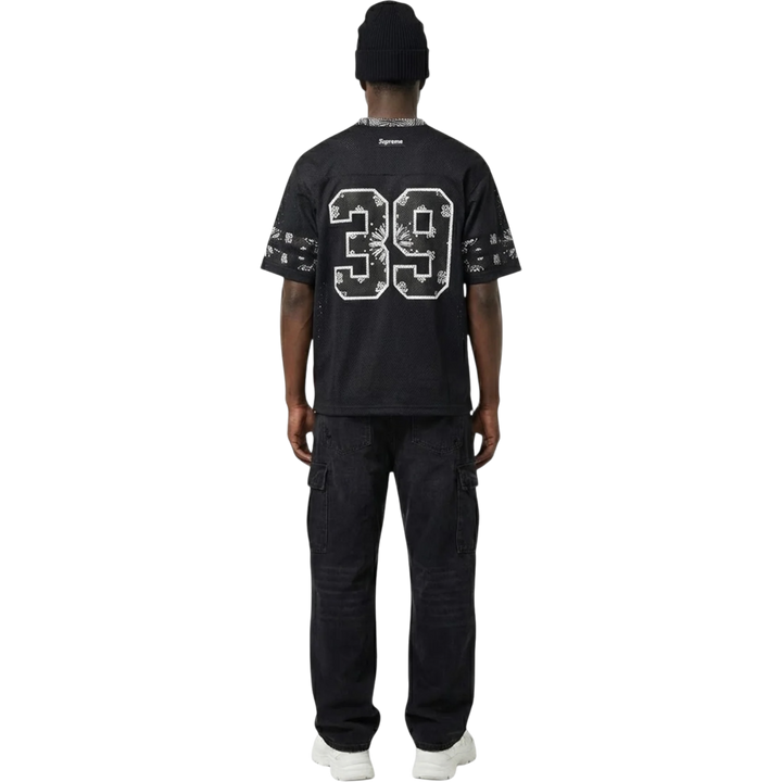 Supreme Bandana Football Jersey Black (SS25)