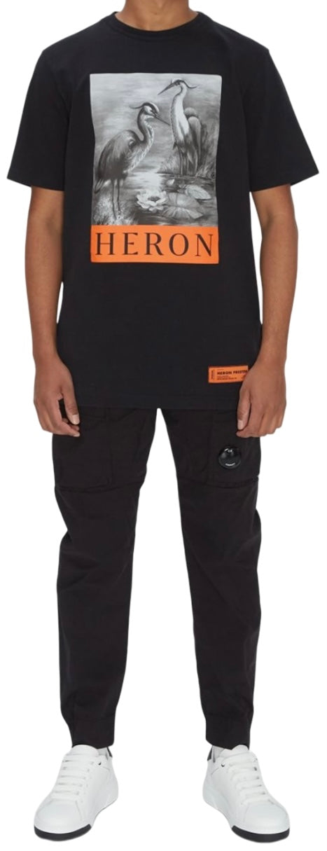 Heron Preston Heron BW Oversized T-Shirt Black White | Hype Vault Kuala Lumpur 