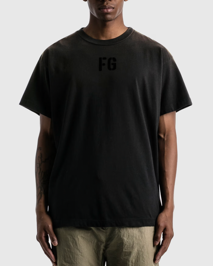 Fear of God FG Tee ‘Vintage Black’ (SS21) - Hype Vault 