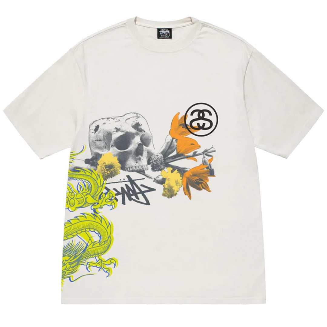Stussy Strike Pigment Dyed Tee Natural | Hype Vault Kuala Lumpur | Asia's Top Trusted High-End Sneakers and Streetwear Store
