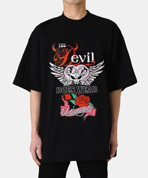 Vetements Devil Wears Vetements Patched T-Shirt | Hype Vault Kuala Lumpur