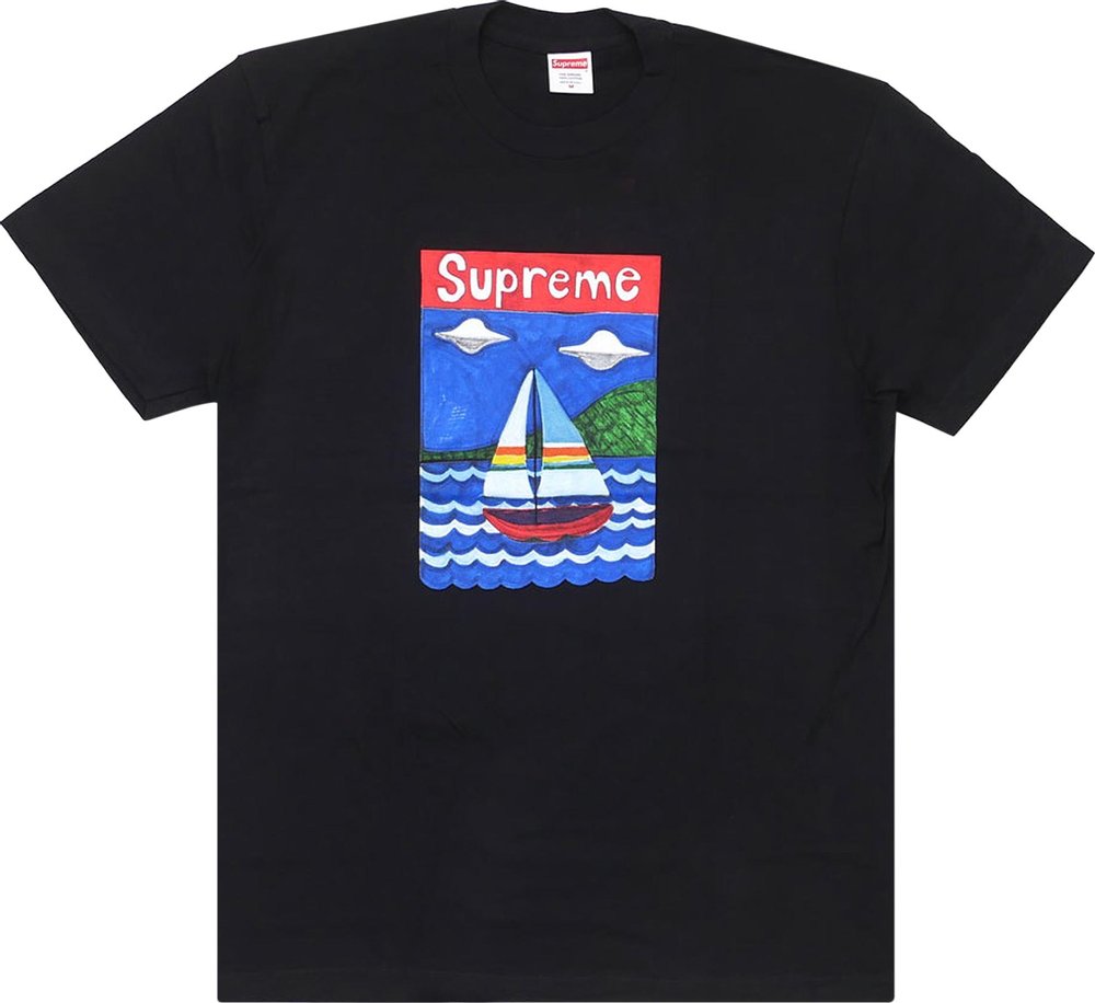 Supreme Sailboat Tee Black | Hype Vault Kuala Lumpur | Asia's Top Trusted High-End Sneakers and Streetwear Store