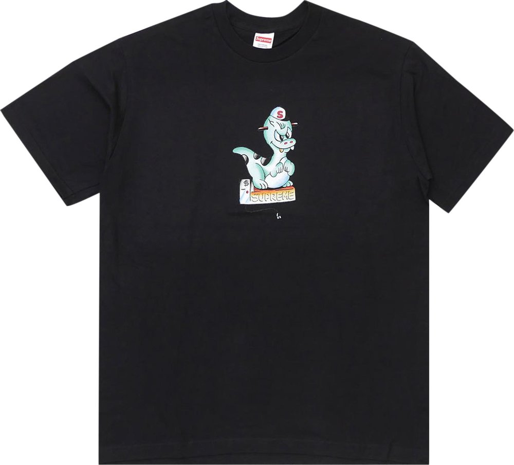 Supreme Dinosaur Tee Black  | Hype Vault Kuala Lumpur | Asia's Top Trusted High-End Sneakers and Streetwear Store