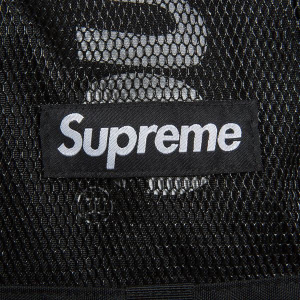 Supreme Mesh Backpack Black (SS20) | Hype Vault